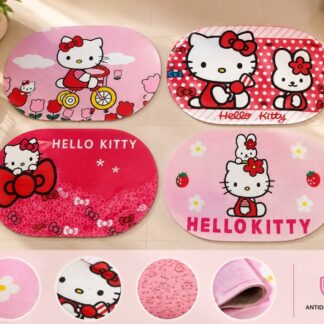 Tapete ovalado de hello Kitty $35pz - circulos