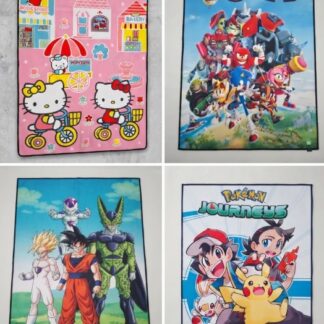 Tapete Disney  120 cm x 80 cm - mariobross y sus amigos