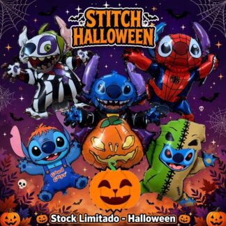 Globos Stich Halloween - stich chuki