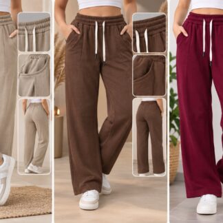 F701 Pantalon de lino Grueso $115 pz $100 apartir de 3 piezas - Café oscuro, M