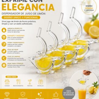 Exprimidor manual de rodajas de limon