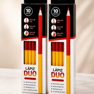 Lapiz duo jumbo $6 pz $50 la caja de 10 pzs