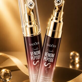 Crema contorno de ojos antiarrugas con masajeador