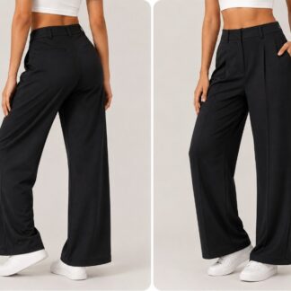 8601 Pantalon con Pizas Corte Alto