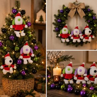Adorno Navideño de Peluche Snoppy