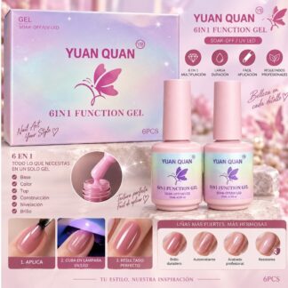Gel Multifuncional 6 en 1 $25 pz $135 gama de 6 piezas (linea)