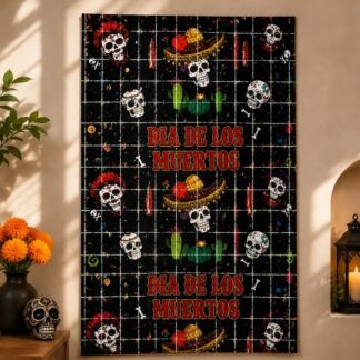 Cortina de Diseño Calaveras (linea)