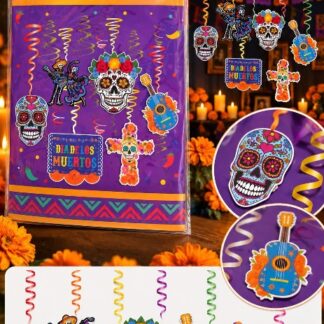 Decoración Colgante Dia de Muertos (LINEA)