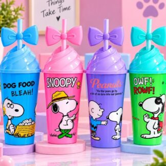 Vaso de Snoppy moñito - *Verde