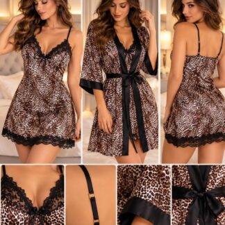 n1226 Bata y camison animal print