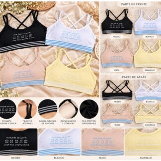 120# Top Cruzado (Linea) - Amarrillo