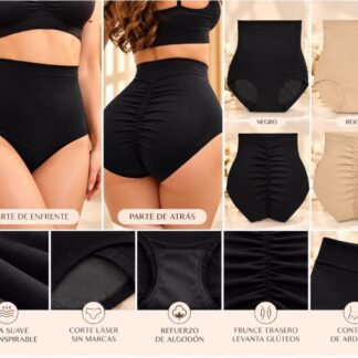 LV2203 Calzón Faja Mod.3 - Negro, L