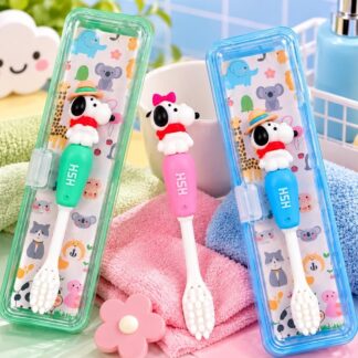 Cepillo de Dientes Snoppy Infantil - Azul claro 01