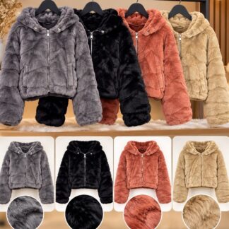 Para2356 Chamarra corta de Peluche